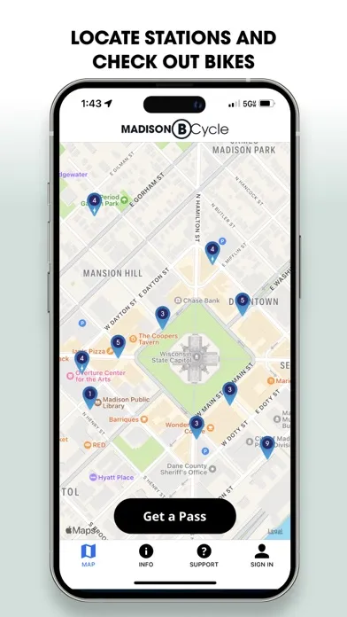 BCycle سکرین شاٹس