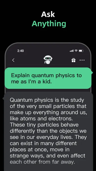 Screenshot di Moss - AI Chat & Genie Chatbot