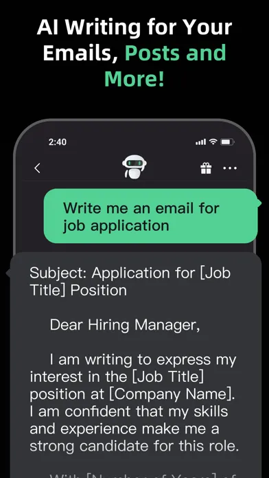 Screenshot di Moss - AI Chat & Genie Chatbot