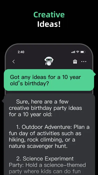 Screenshot di Moss - AI Chat & Genie Chatbot