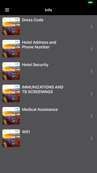 BD Meetings Screenshots