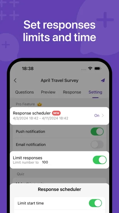 Forms for Google Docs Screenshots