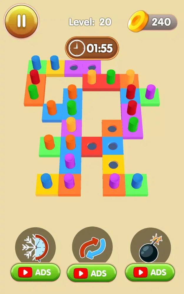Tangkapan layar Color Match : Jelly Sort