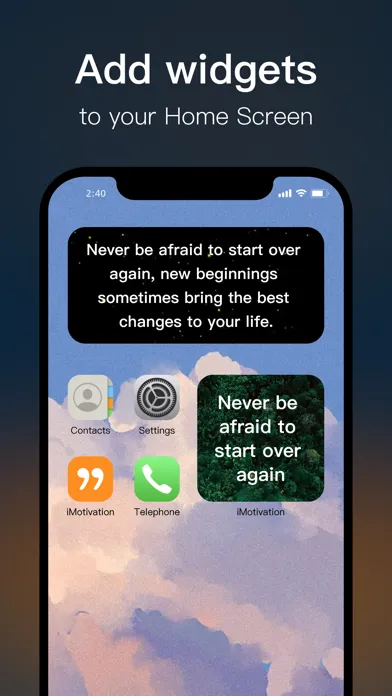 Скриншоты iMotivation - Positive Quotes