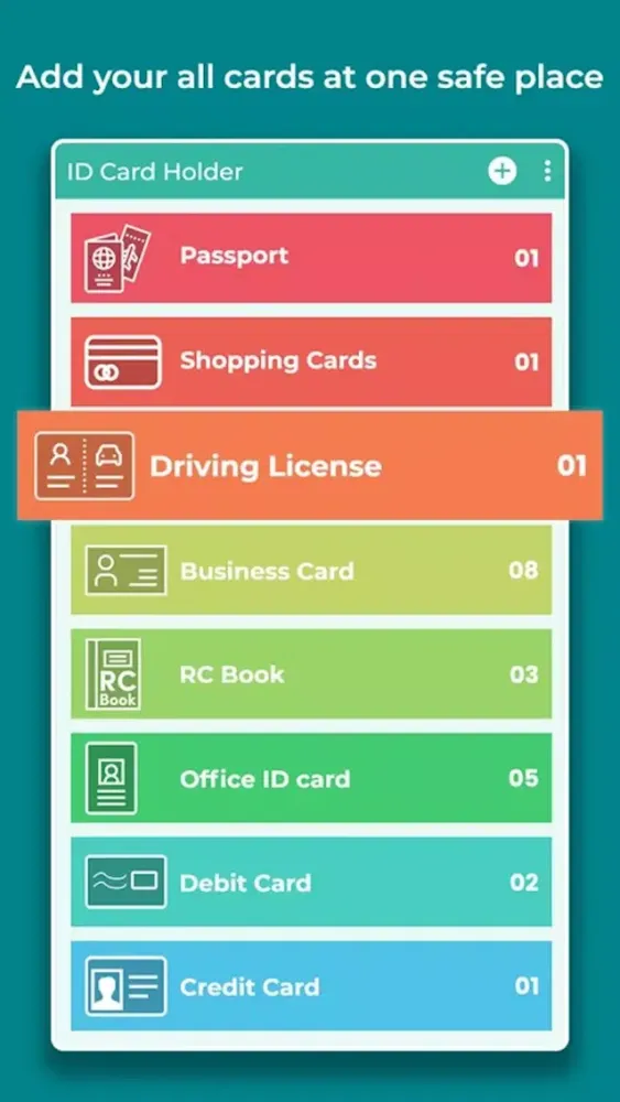 Zrzuty ekranu ID Card Wallet - Card Holder