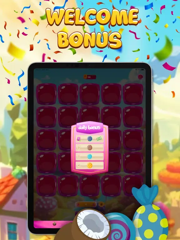 Tangkapan skrin Sweet Bonanza - sweet games iPad 