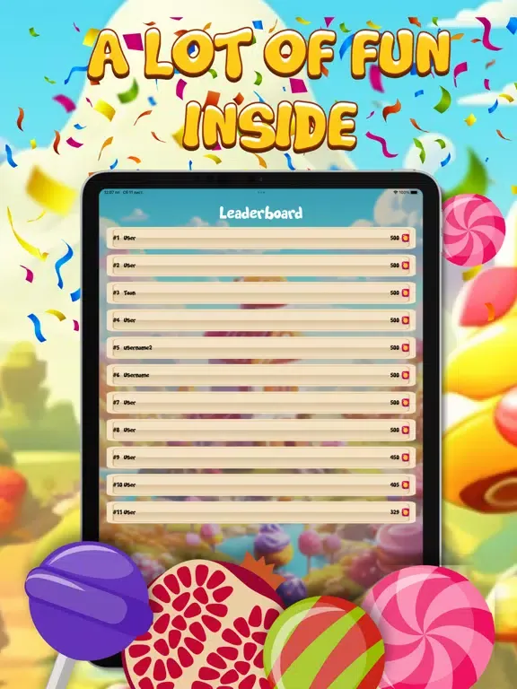 Tangkapan skrin Sweet Bonanza - sweet games iPad 