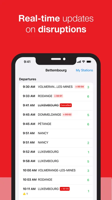 BH — Train schedules Screenshots