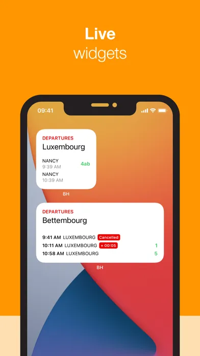BH — Train schedules Screenshots