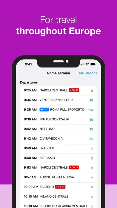 BH — Train schedules Screenshots