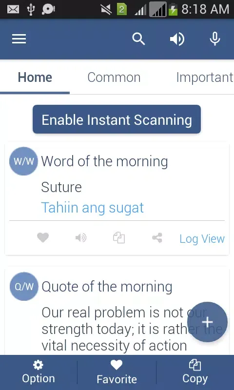 Скриншоты Filipino Dictionary Offline