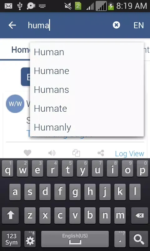 Скриншоты Filipino Dictionary Offline