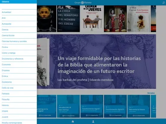 Скриншоты Biblioteca Digital Planeta 2.0 iPad 