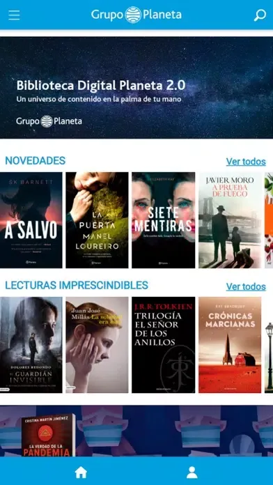 Скриншоты Biblioteca Digital Planeta 2.0