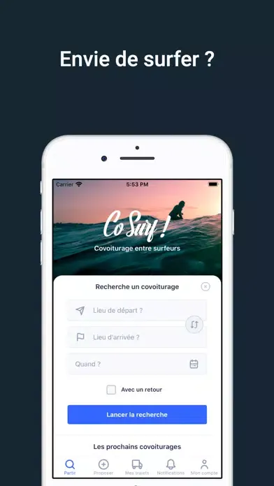 ภาพหน้าจอของ Cosurf