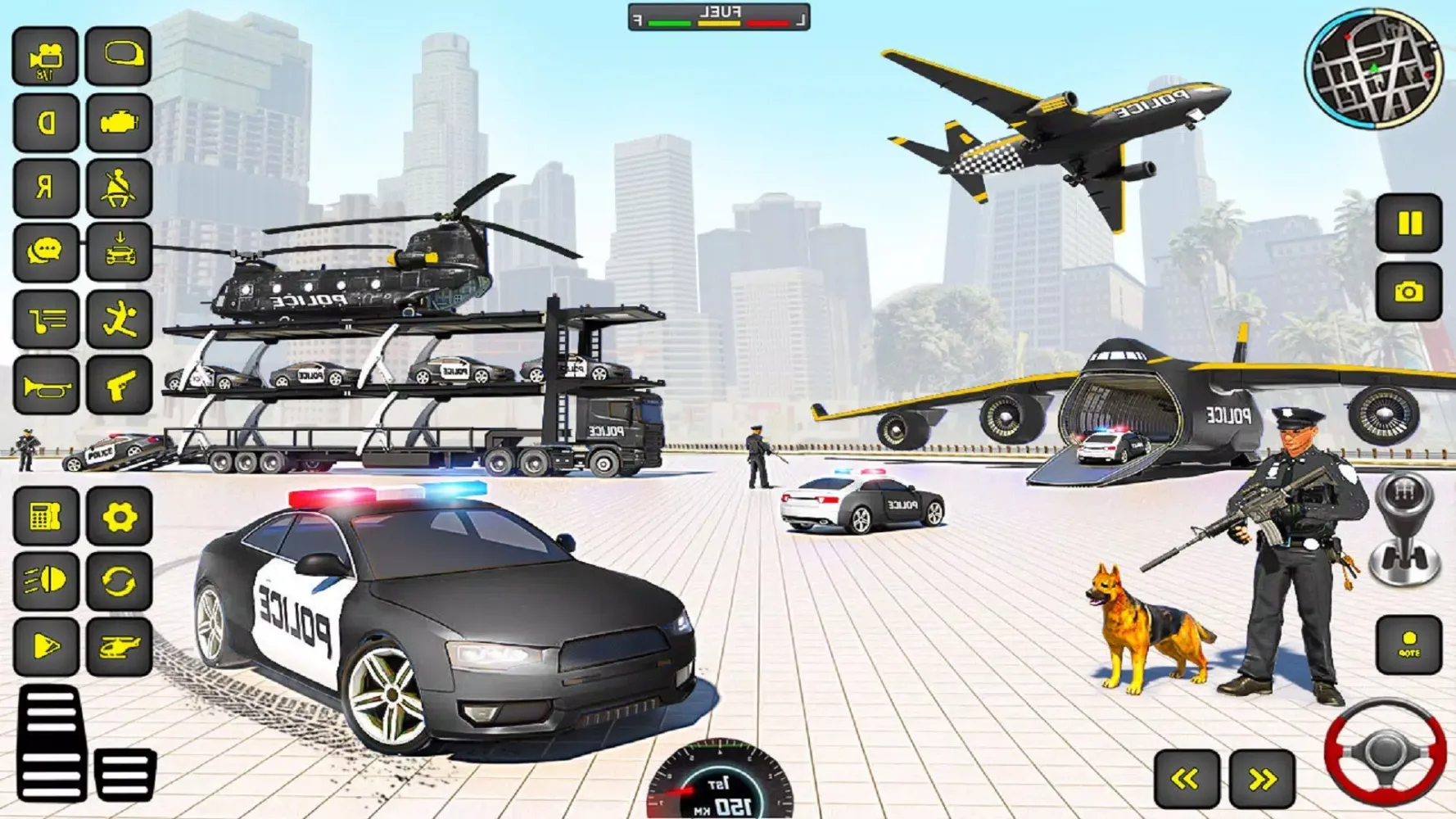 Capturas de pantalla de Police Truck Transport Game