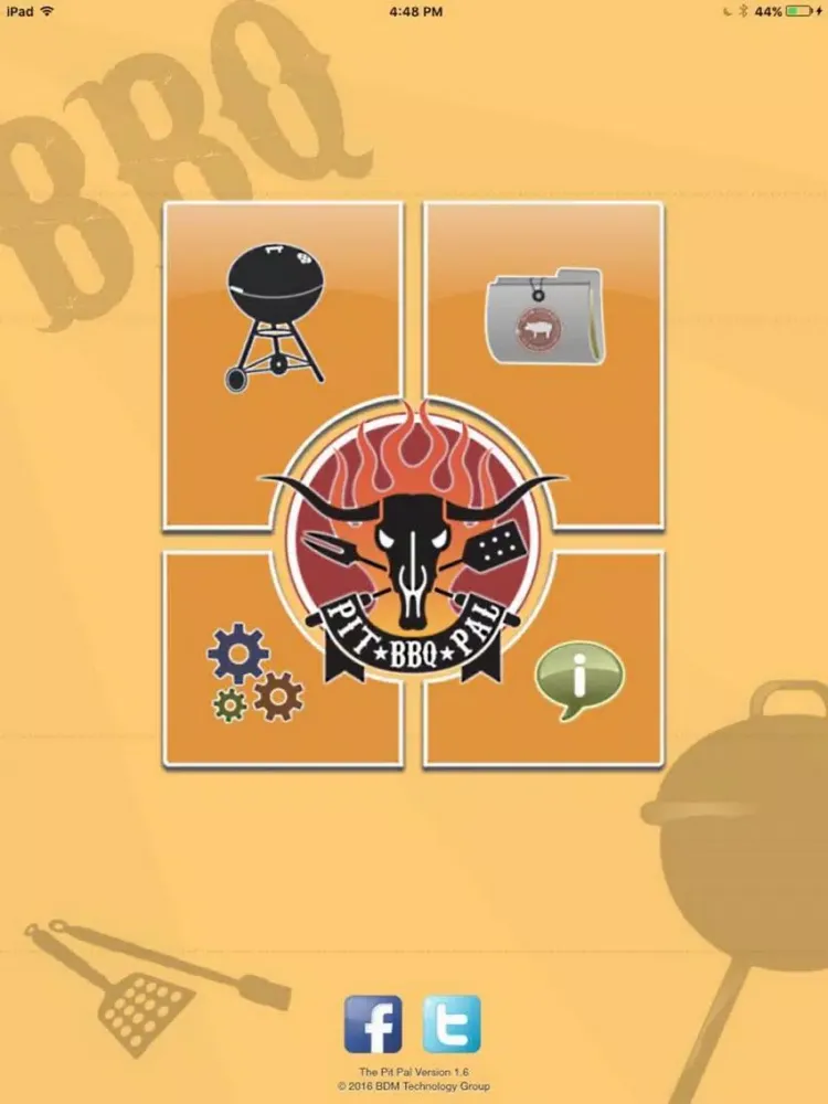 Ảnh chụp màn hình của The Pit Pal BBQ App iPad 