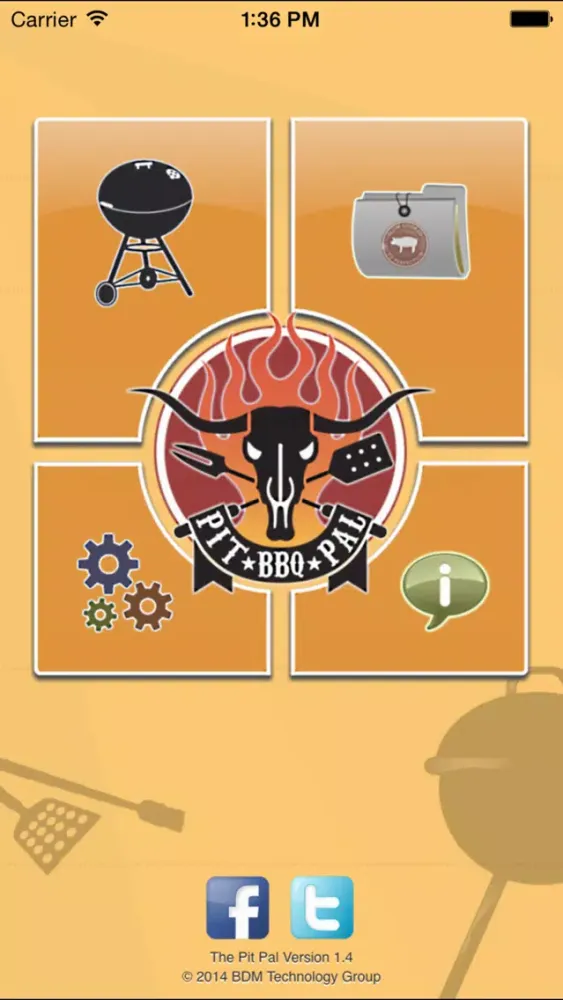 Ảnh chụp màn hình của The Pit Pal BBQ App
