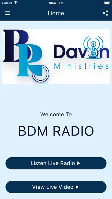 Tangkapan layar BDM. Radio