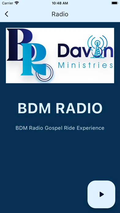 Tangkapan layar BDM. Radio