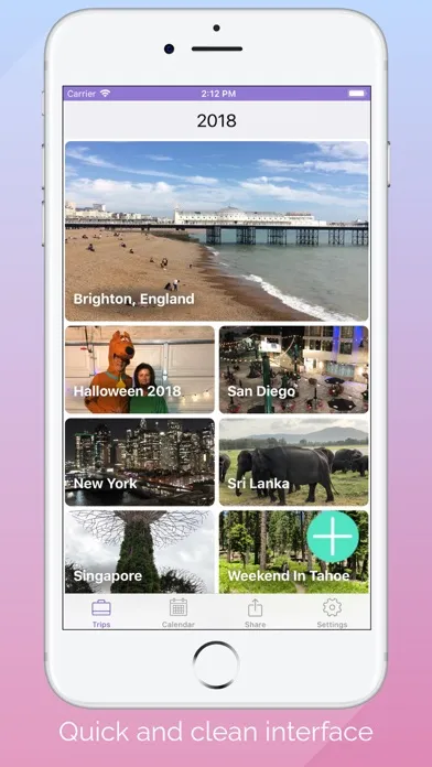 Trips - Travel Journal 스크린샷