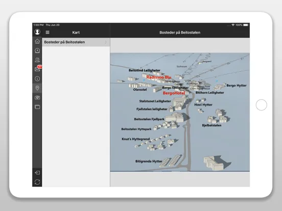 Ảnh chụp màn hình của BDO Norge Events iPad 