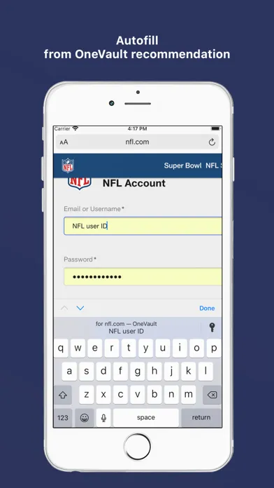 OneVault Password Manager スクリーンショット