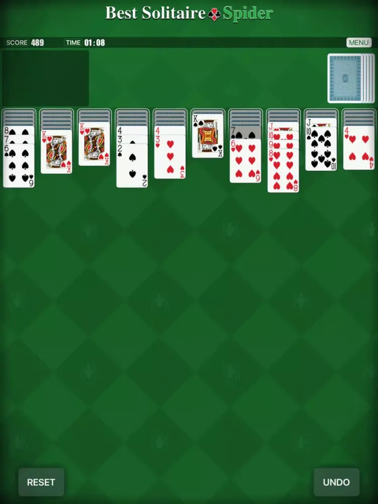 Capturas de tela do Best Solitaire ● Spider iPad 