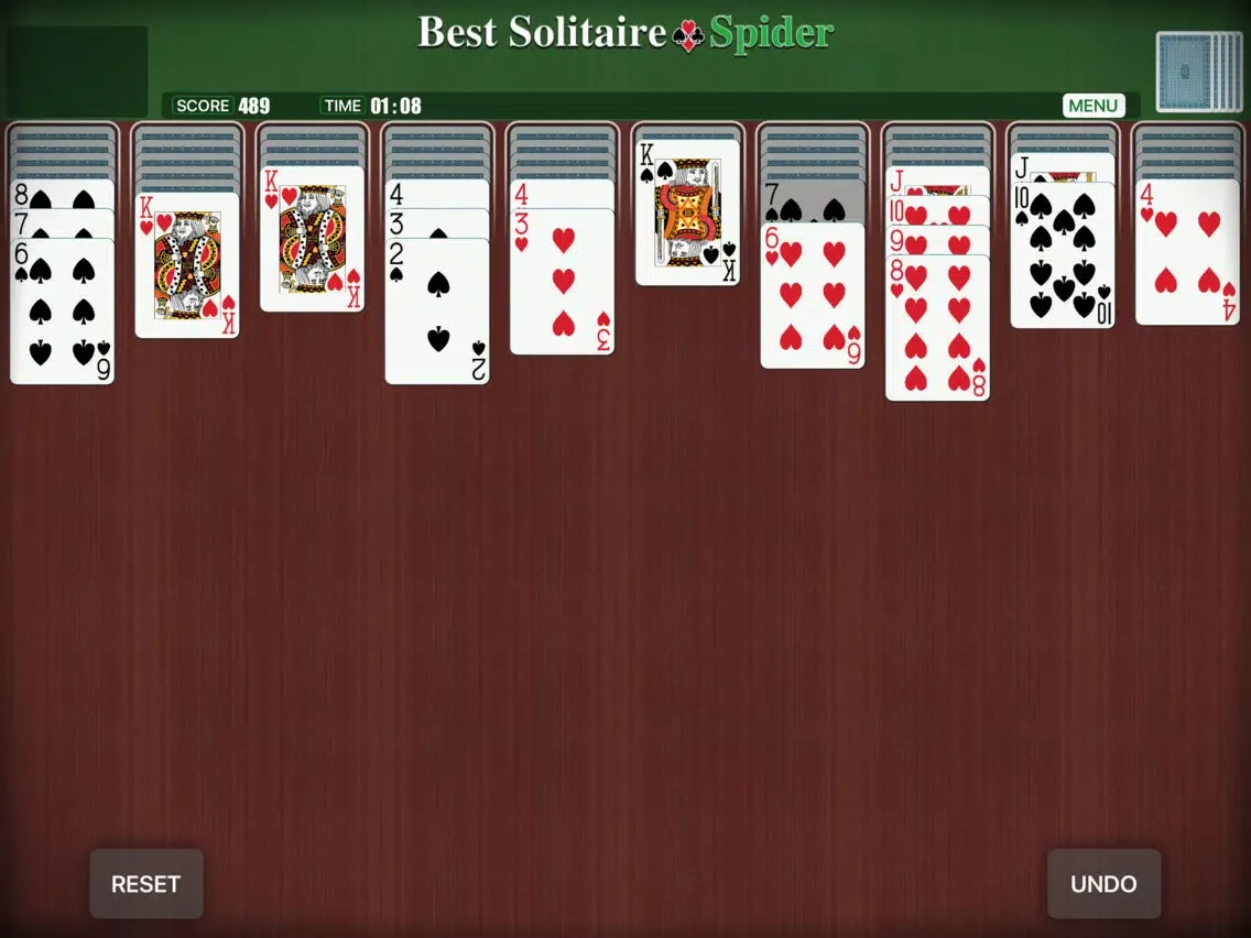Capturas de tela do Best Solitaire ● Spider iPad 