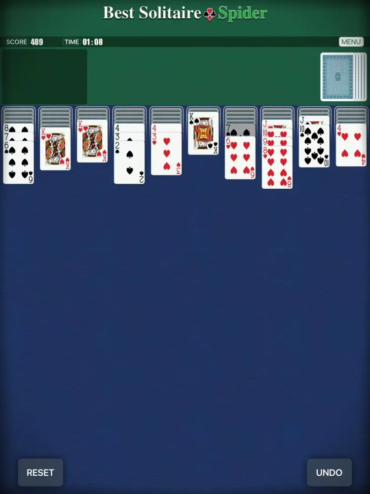 Capturas de tela do Best Solitaire ● Spider iPad 