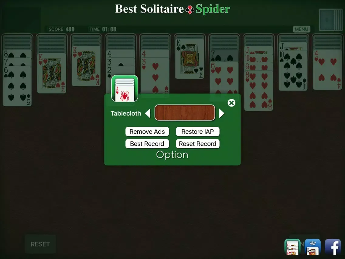 Capturas de tela do Best Solitaire ● Spider iPad 