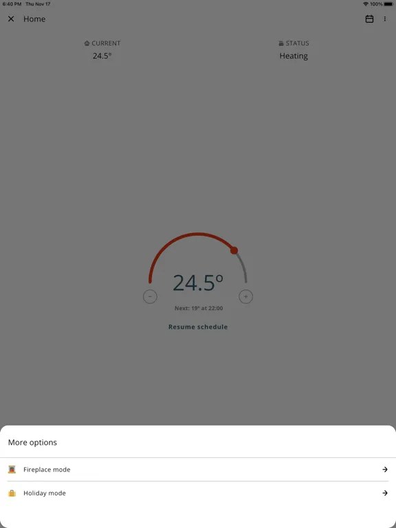 Capturas de tela do My Baxi iPad 