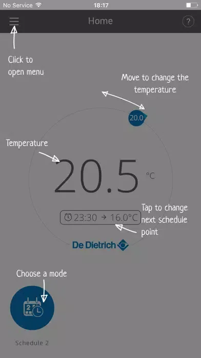 Ảnh chụp màn hình của SMART TC°