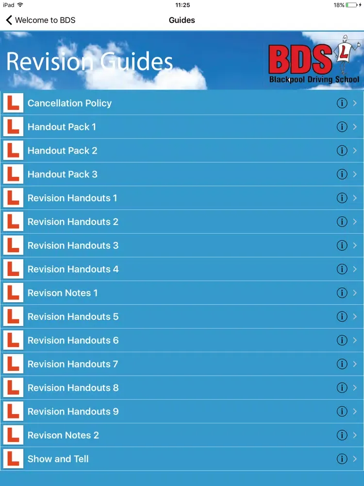 Blackpool Driving School iPad 應用截圖