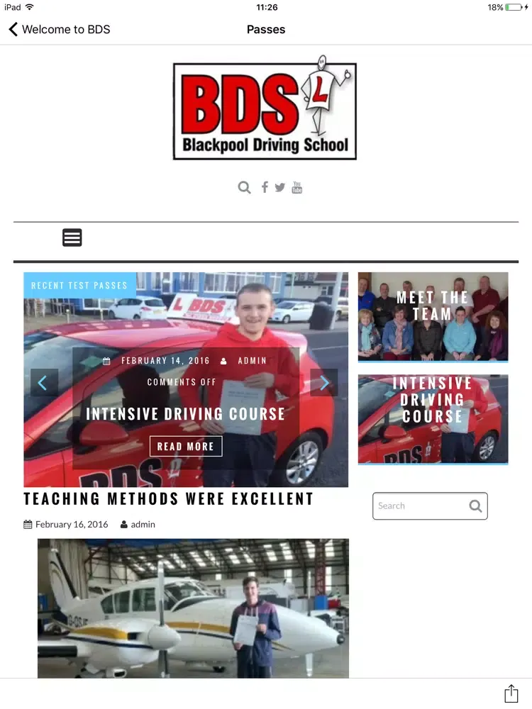 Blackpool Driving School iPad 應用截圖