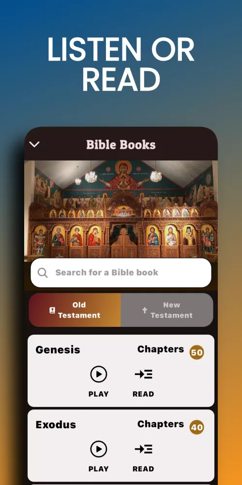 Orthodox Bible Screenshots
