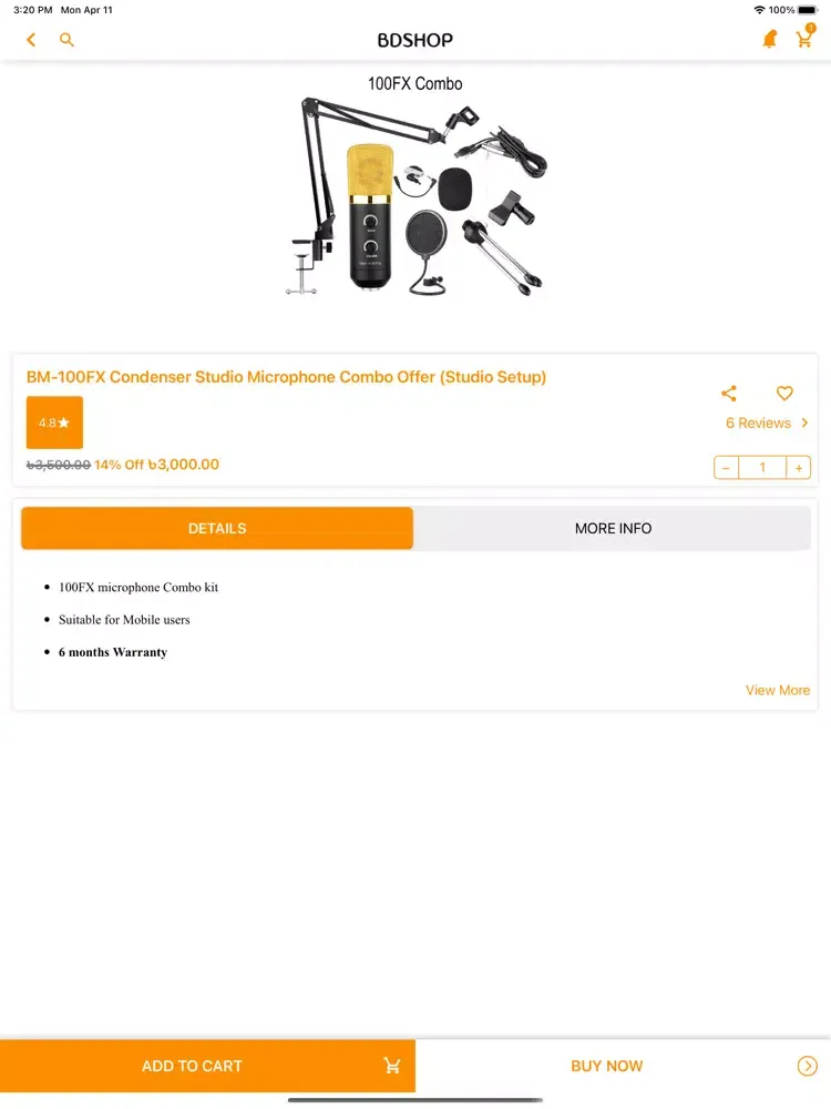 Zrzuty ekranu BDSHOP : YouTube Gadget Shop iPad 