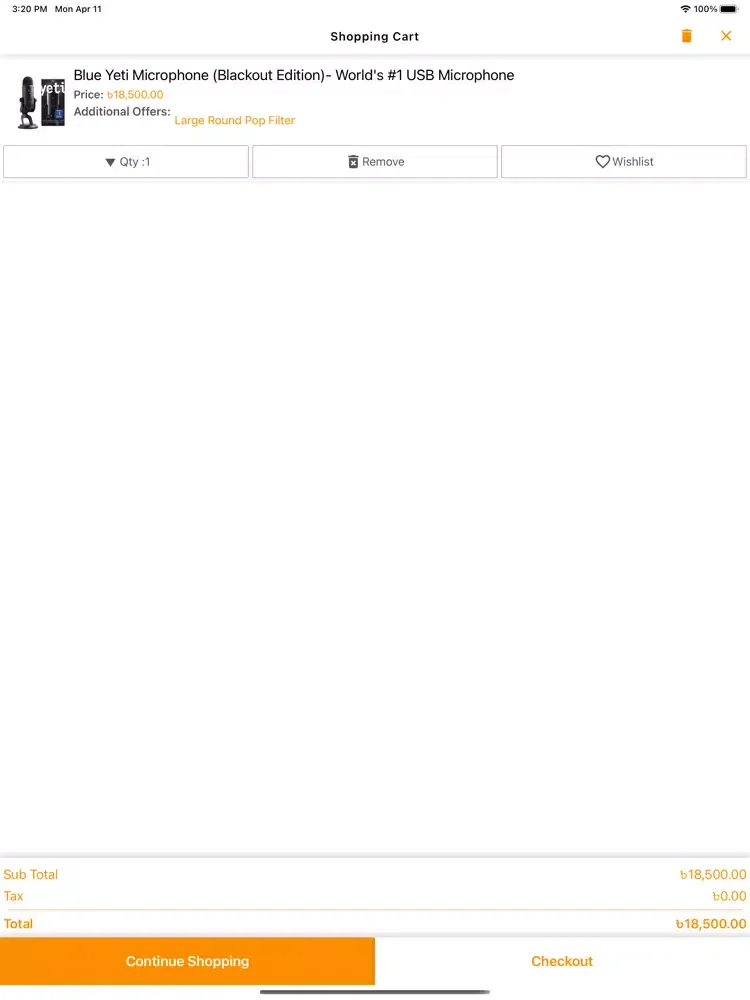 Zrzuty ekranu BDSHOP : YouTube Gadget Shop iPad 
