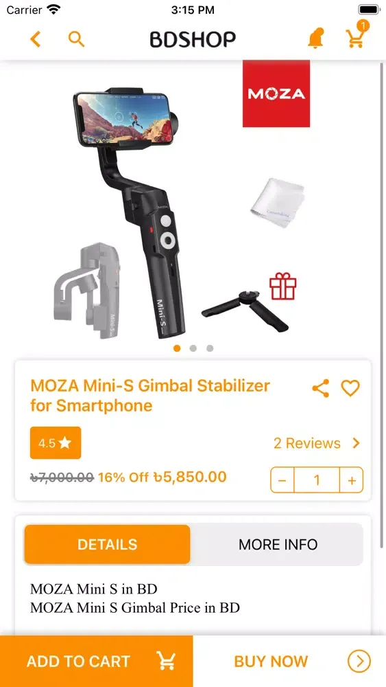 Zrzuty ekranu BDSHOP : YouTube Gadget Shop