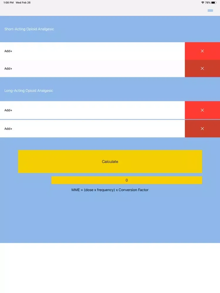 BDSI Conversion Calculator iPad  स्क्रीनशॉट