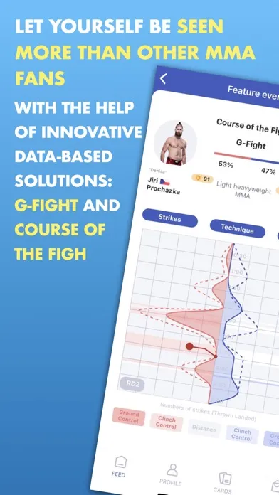Ảnh chụp màn hình của Stats Fight: MMA Picks & Score