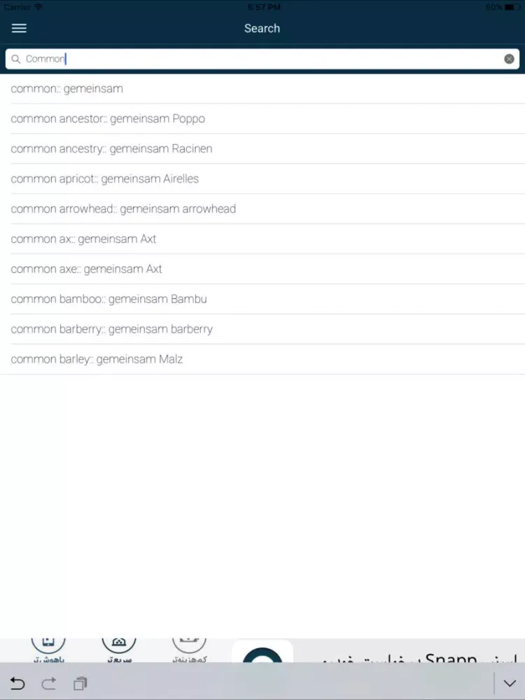 Screenshot di English : Estonian Dictionary iPad 