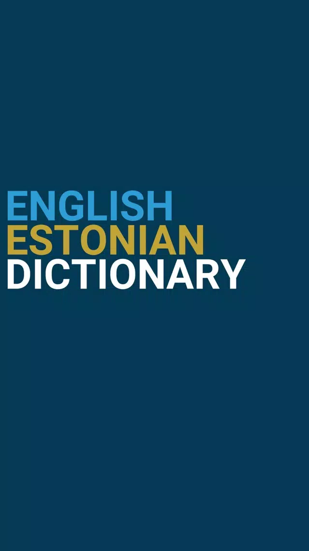 Ảnh chụp màn hình của English : Estonian Dictionary