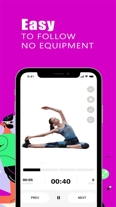 Capturas de tela do MeetFit- Lazy Workout & Date