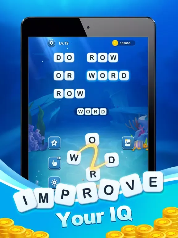 Capturas de pantalla de Word Ocean Puzzle:Fun Game iPad 