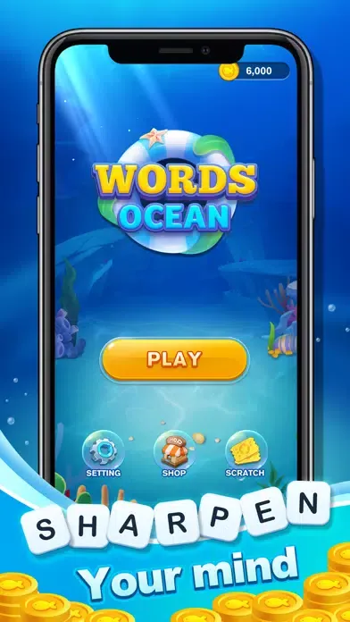 Capturas de pantalla de Word Ocean Puzzle:Fun Game
