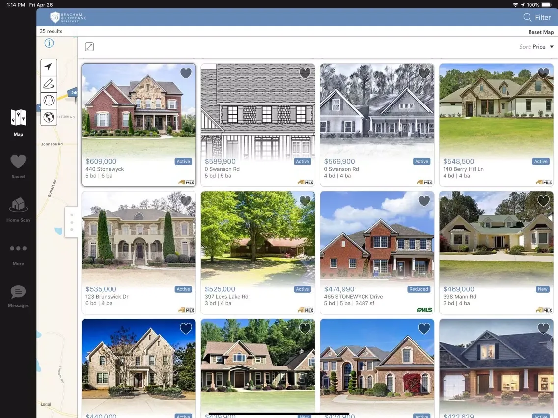 Скриншоты Beacham & Company Realtors iPad 