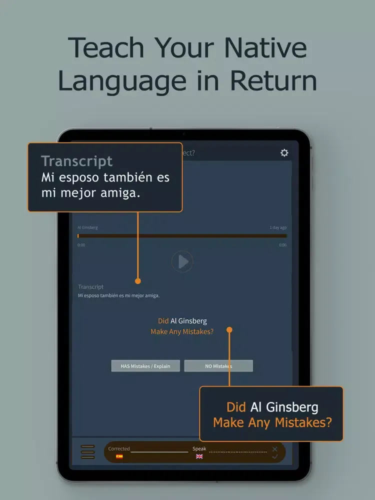 Capturas de pantalla de Bottle - Language Exchange iPad 