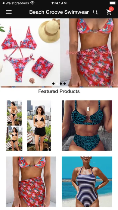 Screenshot di Beach Groove Swimwear