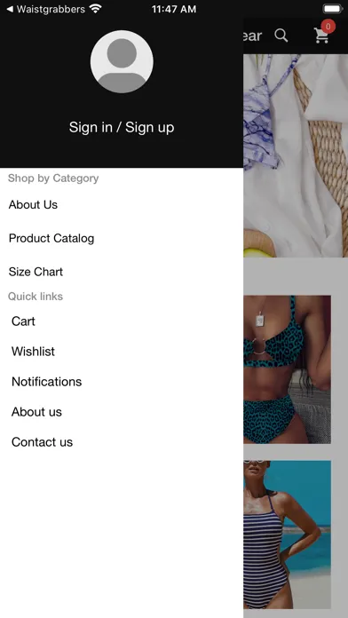 Screenshot di Beach Groove Swimwear